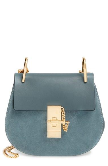 Chloe 'mini Drew' Leather Crossbody Bag