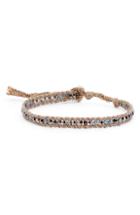 Women's Chan Luu Swarovski Crystal Single Wrap Bracelet
