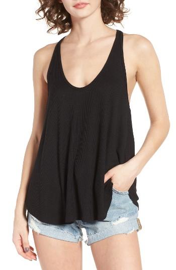 Women's Lush Knot Back Rib Tank