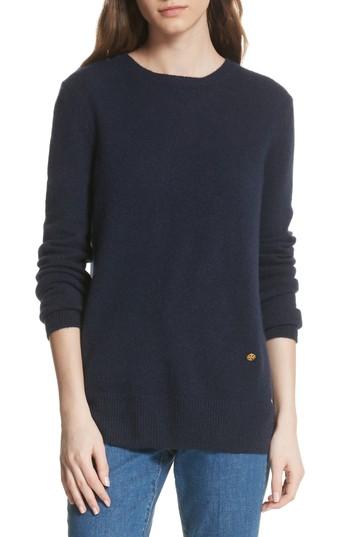 Women's Tory Burch Bella Cashmere Sweater - Blue