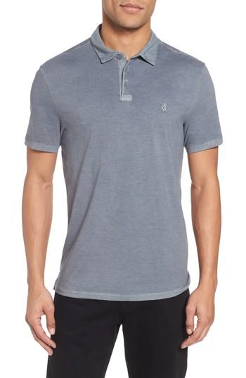 Men's John Varvatos Collection Fit Polo, Size Large - Blue