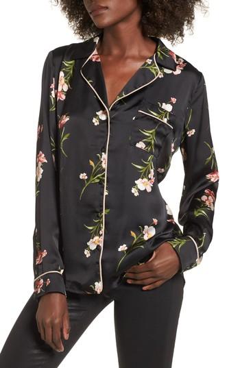 Women's Socialite Floral Pj Shirt