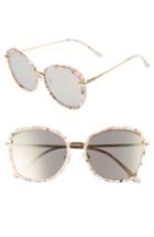 Women's Gentle Monster Switch Back 58mm Rounded Sunglasses - Marble Mirror