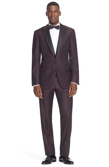 Men's Armani Collezioni Trim Fit Wool Tuxedo
