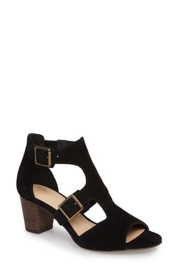 Women's Clarks Deloria Kay Sandal M - Black