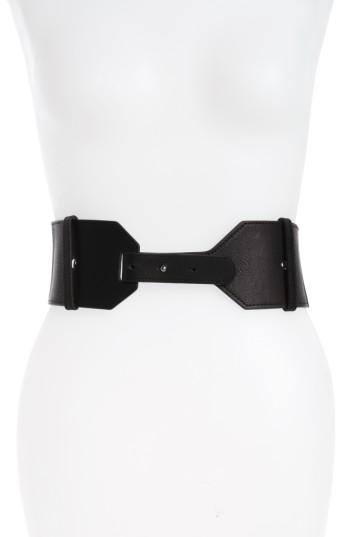 Women's Bp. Wide Stretch Belt, Size - Black