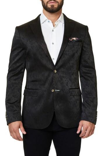 Men's Maceoo Jacquard Sport Coat (m) - Black