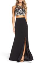 Women's Xscape Embellished Two-piece Gown