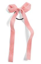 Cara Velvet Bow Hair Band, Size - Pink