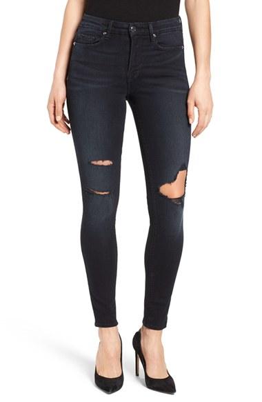 Women's Good American Good Legs Ripped Skinny Jeans