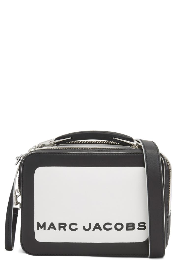 Marc Jacobs The Box 20 Colorblock Leather Handbag - White