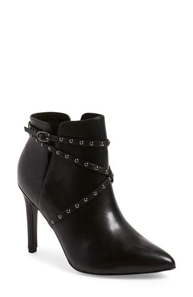 Women's Topshop 'humour' Studded Pointy Toe Bootie
