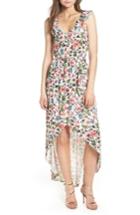 Women's Speechless Ruffle High/low Maxi Dress - Ivory