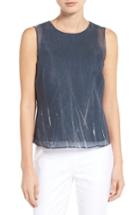 Petite Women's Nic+zoe Spring Tide Top P - Blue