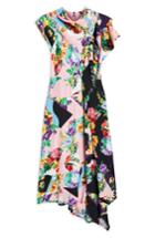 Women's Topshop Cowl Back Midi Dress Us (fits Like 0) - Pink