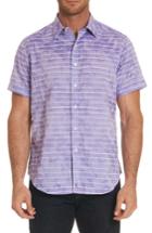 Men's Robert Graham Avenida Classic Fit Jacquard Sport Shirt - Purple