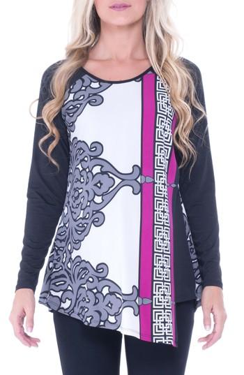 Women's Olian Print Maternity/nursing Top