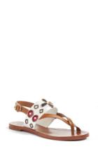 Women's Tory Burch Estella Embellished Sandal M - White