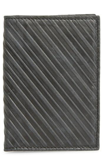 Men's Billy Reid Bifold Leather Card Case - Black