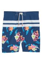 Men's Tommy Bahama Baja Saltwater Blooms Board Shorts, Size - Blue