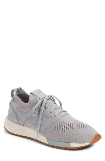 Men's New Balance 247 Decon Knit Sneaker D - Grey
