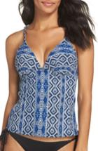 Women's La Blanca Designer Jeans Print Tankini Top
