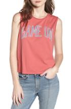Women's Junk Food Game On Muscle Tank, Size - Red