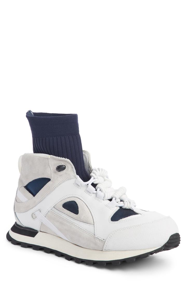 Men's Maison Margiela Security Runner High Top Sneaker Us / 40eu - White