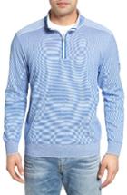Men's Paul & Shark Quarter Zip Sweater - Blue