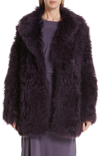 Women's Sies Marjan Pippa Tigrado Genuine Shearling Coat