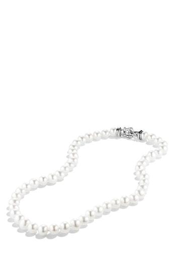Women's David Yurman Pearl Necklace With Diamonds