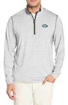 Men's Cutter & Buck New York Jets - Meridian Half Zip Pullover, Size - Green