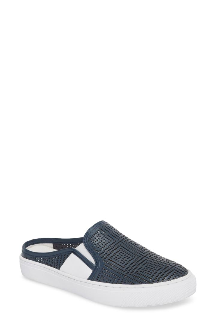 Women's Bernie Mev. Perforated Slide Mule Us / 36eu - Blue