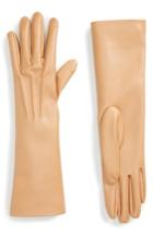 Women's Stella Mccartney Faux Leather Gloves - Brown