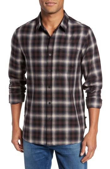 Men's Ag Colton Slim Fit Plaid Sport Shirt - Red