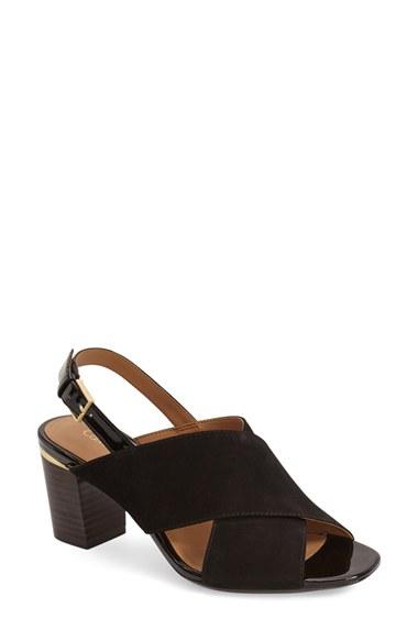 Women's Calvin Klein 'cindya' Slingback Sandal M - Black
