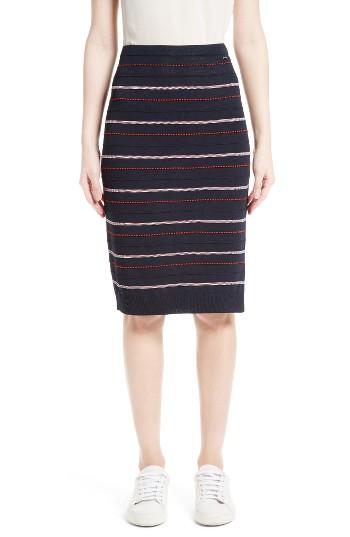 Women's St. John Collection Graphic Dot Ottoman Knit Skirt