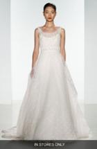 Women's Christos Bridal Claire Beaded Chantilly Lace & Floral Tulle Ballgown