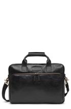Men's Trask 'jackson' Leather Tote - Black