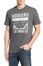 Men's '47 Mlb Overdrive Scrum Los Angeles Dodgers T-shirt - Grey