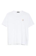 Men's Versace First Line Embroidered Medusa T-shirt, Size - White