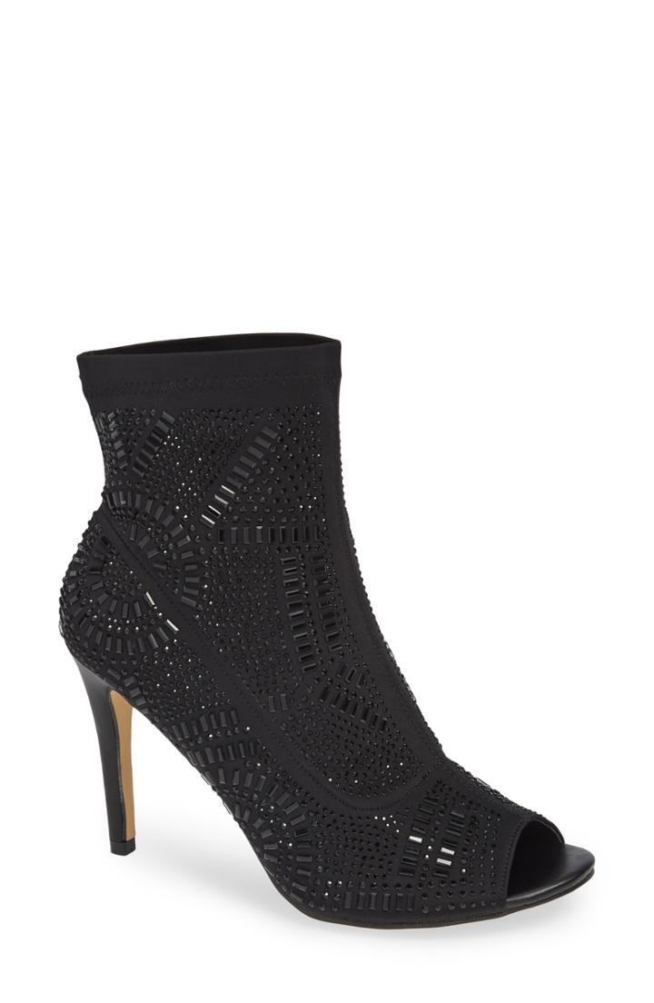 Women's Lauren Lorraine Leanne Bootie .5 M - Black