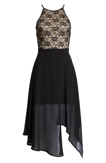 Women's Love, Nickie Lew Sleeveless Lace & Chiffon Midi Dress
