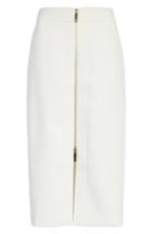 Women's Ted Baker London Zip Pencil Skirt - Ivory