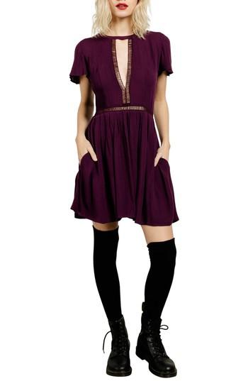 Women's Volcom Even More Cutout Dress - Purple