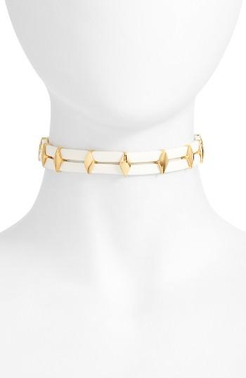 Women's Vanessa Mooney Monroe Leather Choker