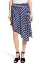 Women's Joie Adelpha Stripe Silk Skirt - Blue