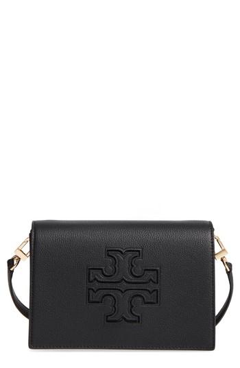 Tory Burch Harper Leather Clutch - Black