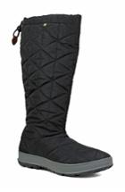 Women's Bogs Snowday Tall Waterproof Quilted Snow Boot M - Black
