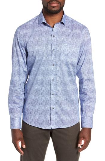 Men's Zachary Prell Oppong Sport Shirt - Blue
